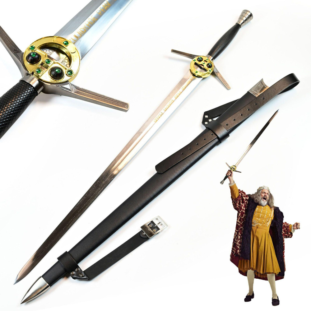 WITCHER - STEEL SWORD WITH SCABBARD - HAND-FORGED AND BENT, NETFLIX VERSION - 5