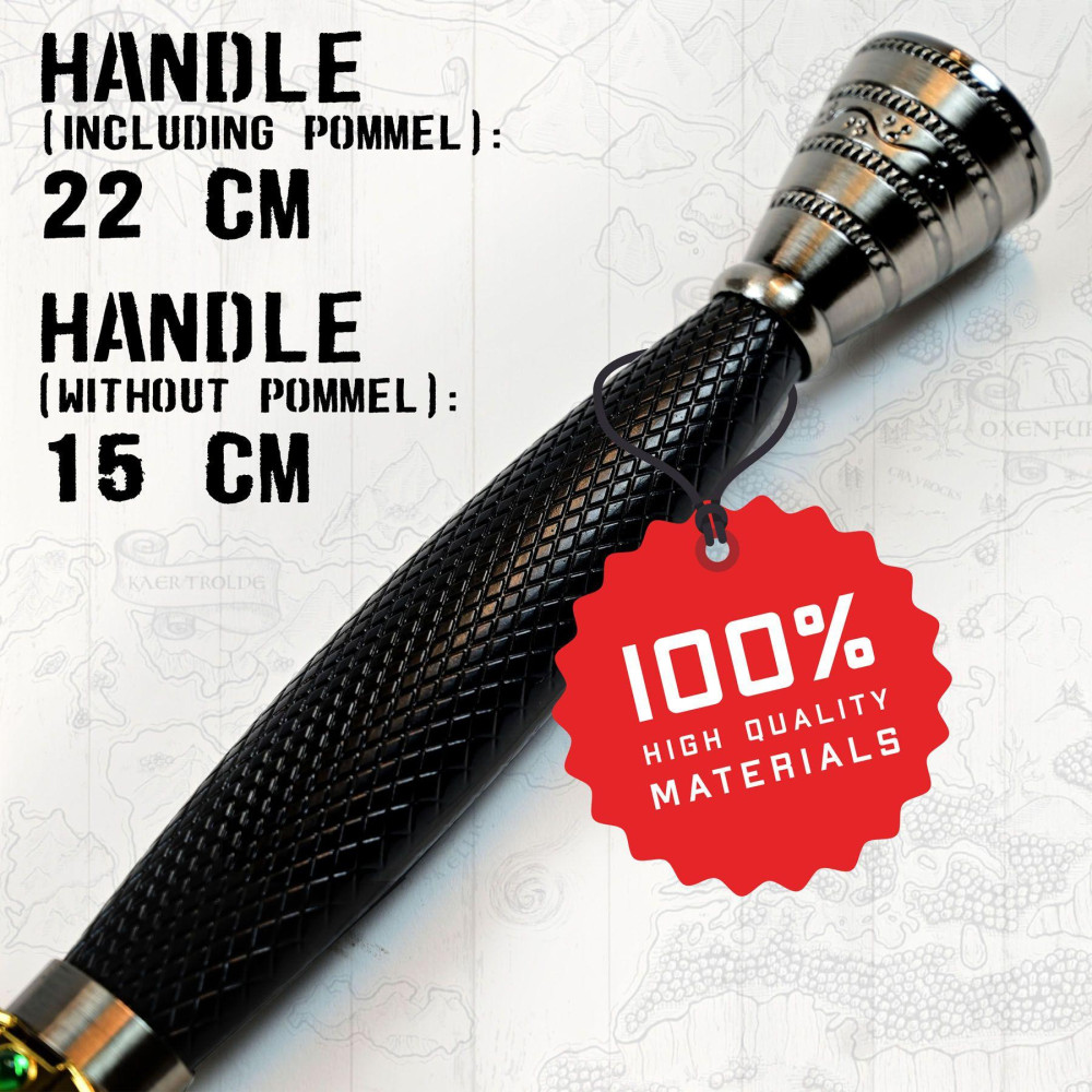 WITCHER - STEEL SWORD WITH SCABBARD - HAND-FORGED AND BENT, NETFLIX VERSION - 8