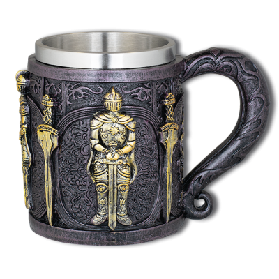 Mug médiéval, armure - 1