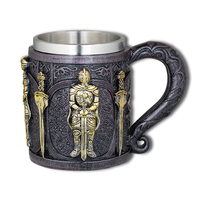 Tazza medievale, armatura - 1