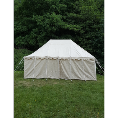 Tente des chevaliers Markward, 5 x 8 m, 425 g/m2, couleur naturelle - 3