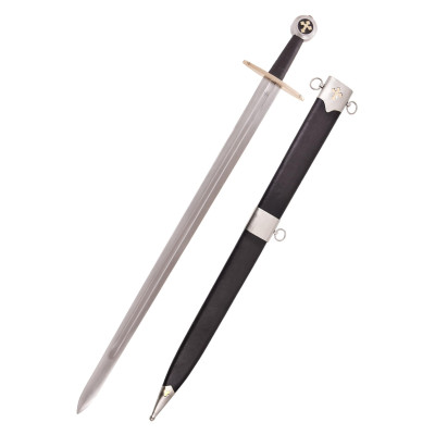 Templi Épée de la milice avec fourreau - 2
