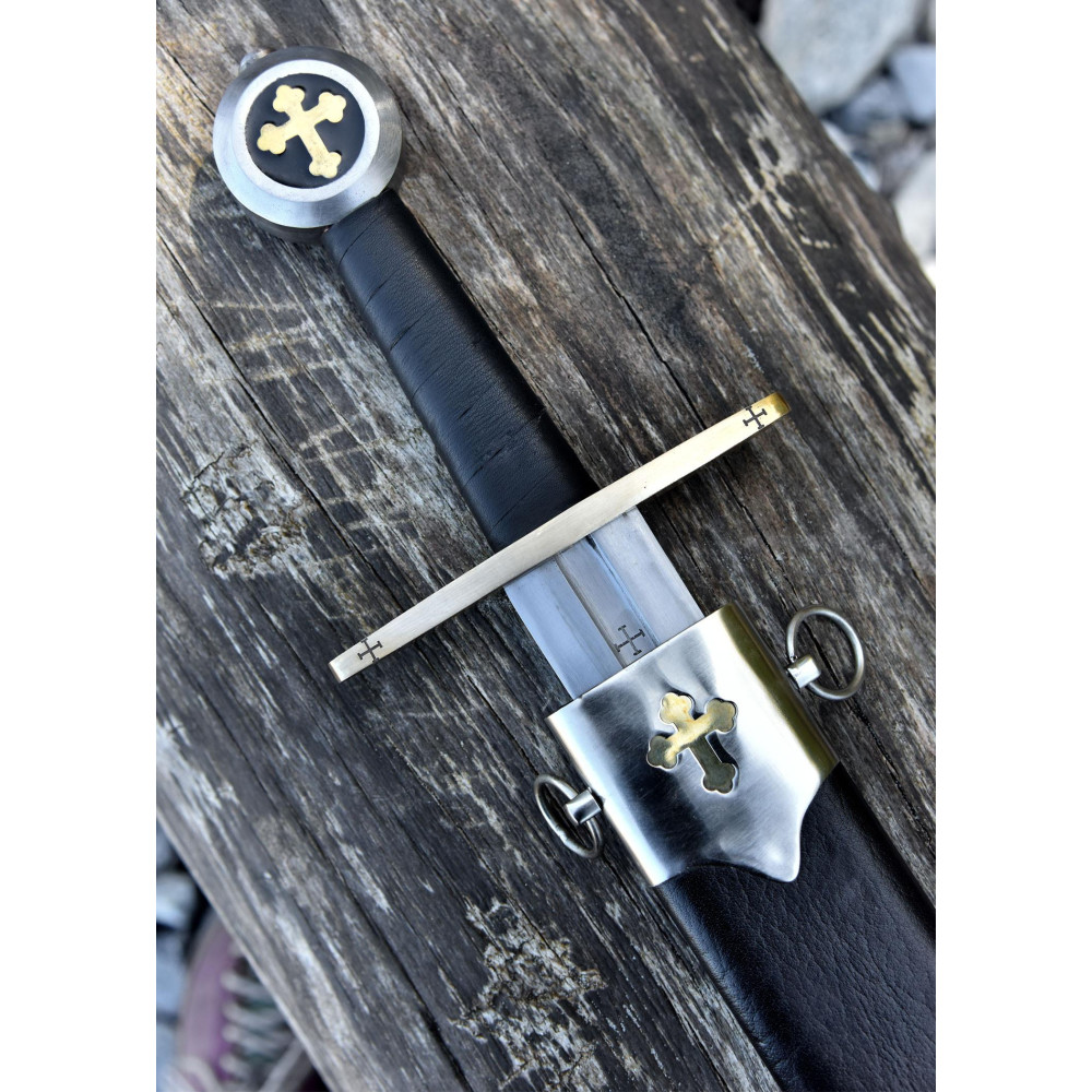 Templi Épée de la milice avec fourreau - 5