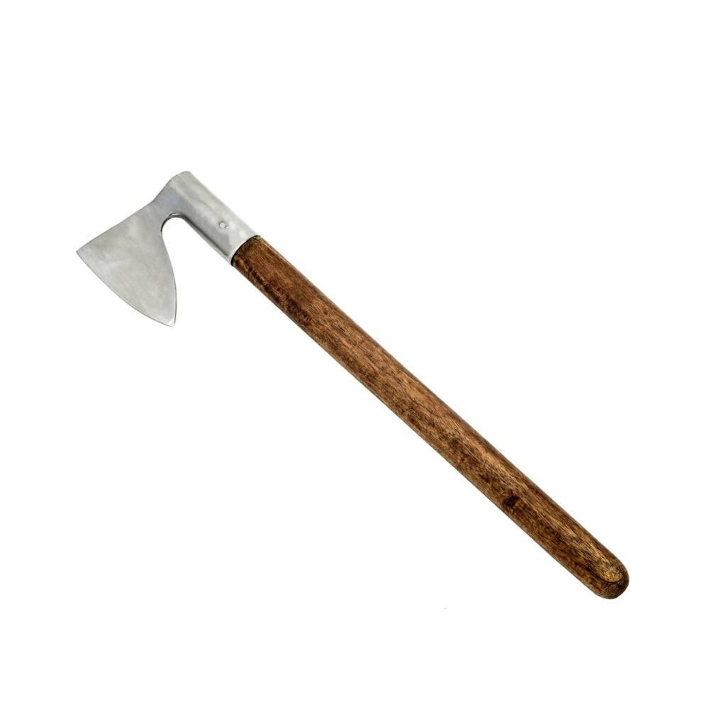 Hacha de guerra del siglo XIV con cabeza de acero al carbono forjada a mano - 1