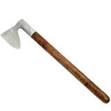 Hacha de guerra del siglo XIV con cabeza de acero al carbono forjada a mano - 1