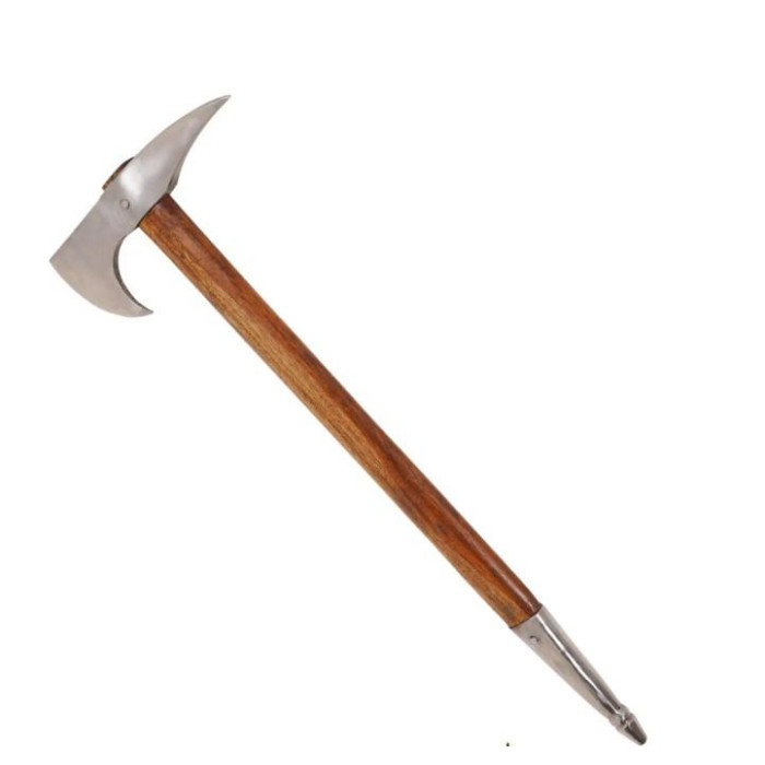Hacha Warrior Sagaris con Cabeza de Acero al Carbono Forjada a Mano - 1