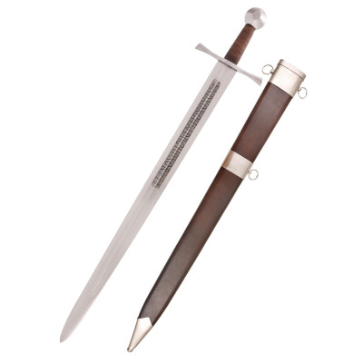 Espada de Cavaleiro do Rio Witham com Bainha, século XIII  - 1