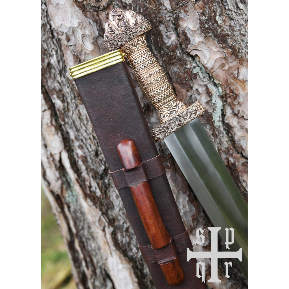 Sword of the Vendel Period of Gotland (Broa), 8th C., Bronze Hilt - 4