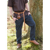 Calça Medieval Básica Hagen, azul escuro  - 1