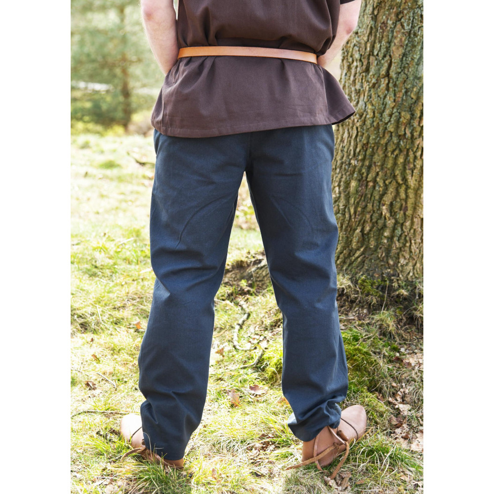 Calça Medieval Básica Hagen, azul escuro  - 4