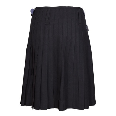 Kilt de 8 verges, noir (uni)  - 6