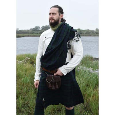 8 yard kilt, tartan watch  - 4