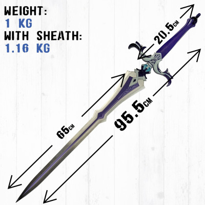 Genshin Impact - Sacrificial Sword with Scabbard