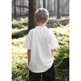 Camisa Medieval Nile para Niños, manga corta, color natural Inicio