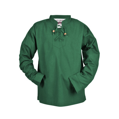 Colin Camicia Medievale da Bambino, Verde Inizio