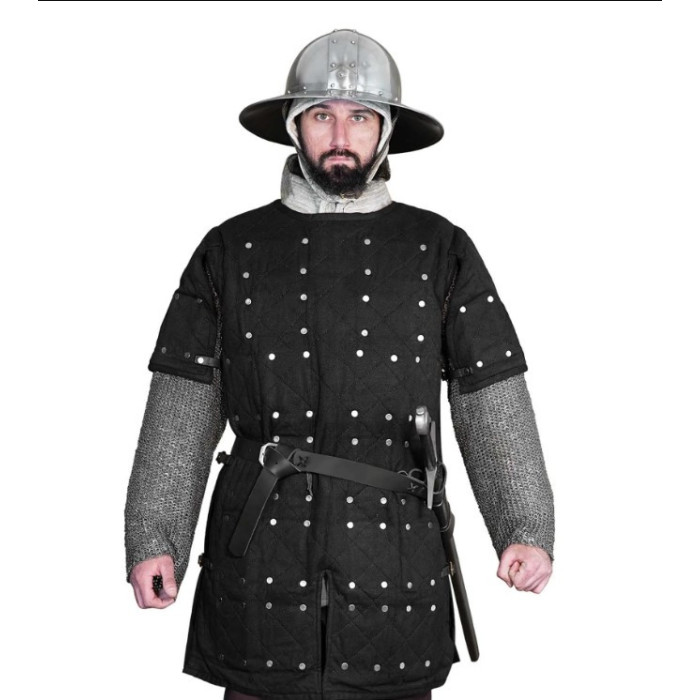 Perponto Medieval Medieval com Placas de Aço Rebite InícioInício