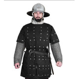 Medieval Medieval Perponto with Steel Plates Rivet Baron Gambeson T...