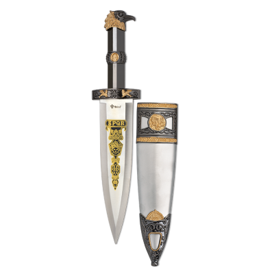 Adaga imperial com cabo de metal, toda decorada InícioInício