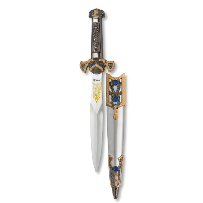 Daga imperial con mango de metal, todo decorado Inicio