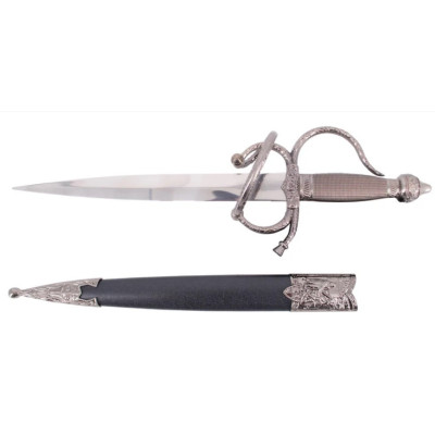 Pugnale Colada del Cid con fodero e dettagli in nichel Inizio