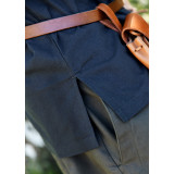 Túnica Medieval Básica Clement, sem mangas, azul escuro InícioInício