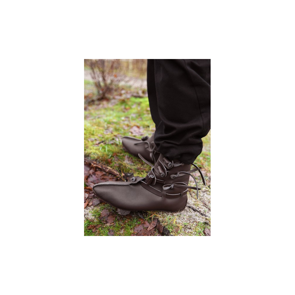 Viking Demi-bottes, Buskins, marron foncé Commencement