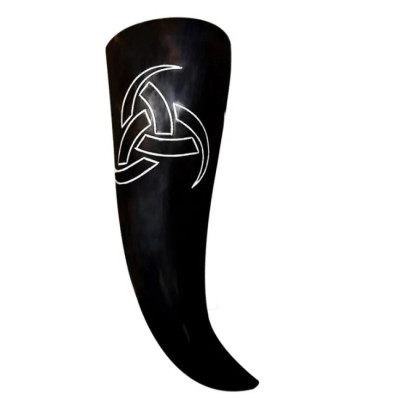 Corno vichingo Triple corna di Odino intagliate a mano per bere Inizio