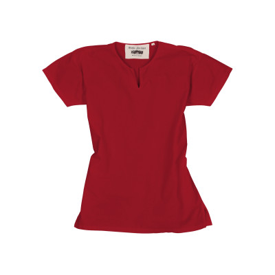 Túnica Medieval Básica Sigmund, manga curta, vermelha InícioInício