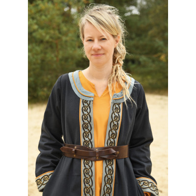 Cinturón de cuero anudado, marrón Inicio