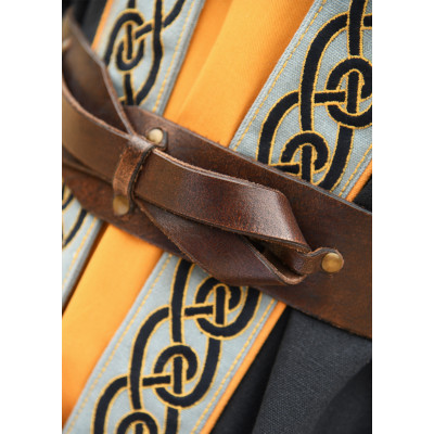 Cinturón de cuero anudado, marrón Inicio