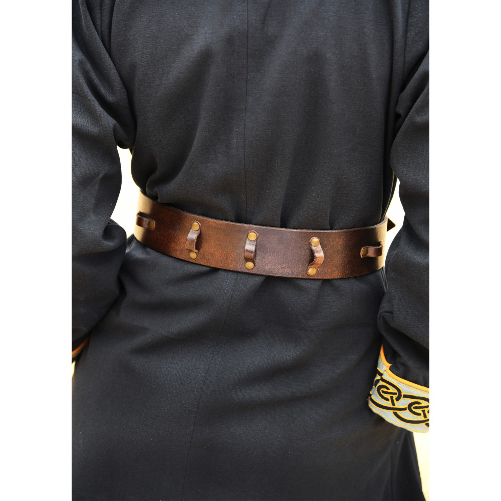 Cinturón de cuero anudado, marrón Inicio