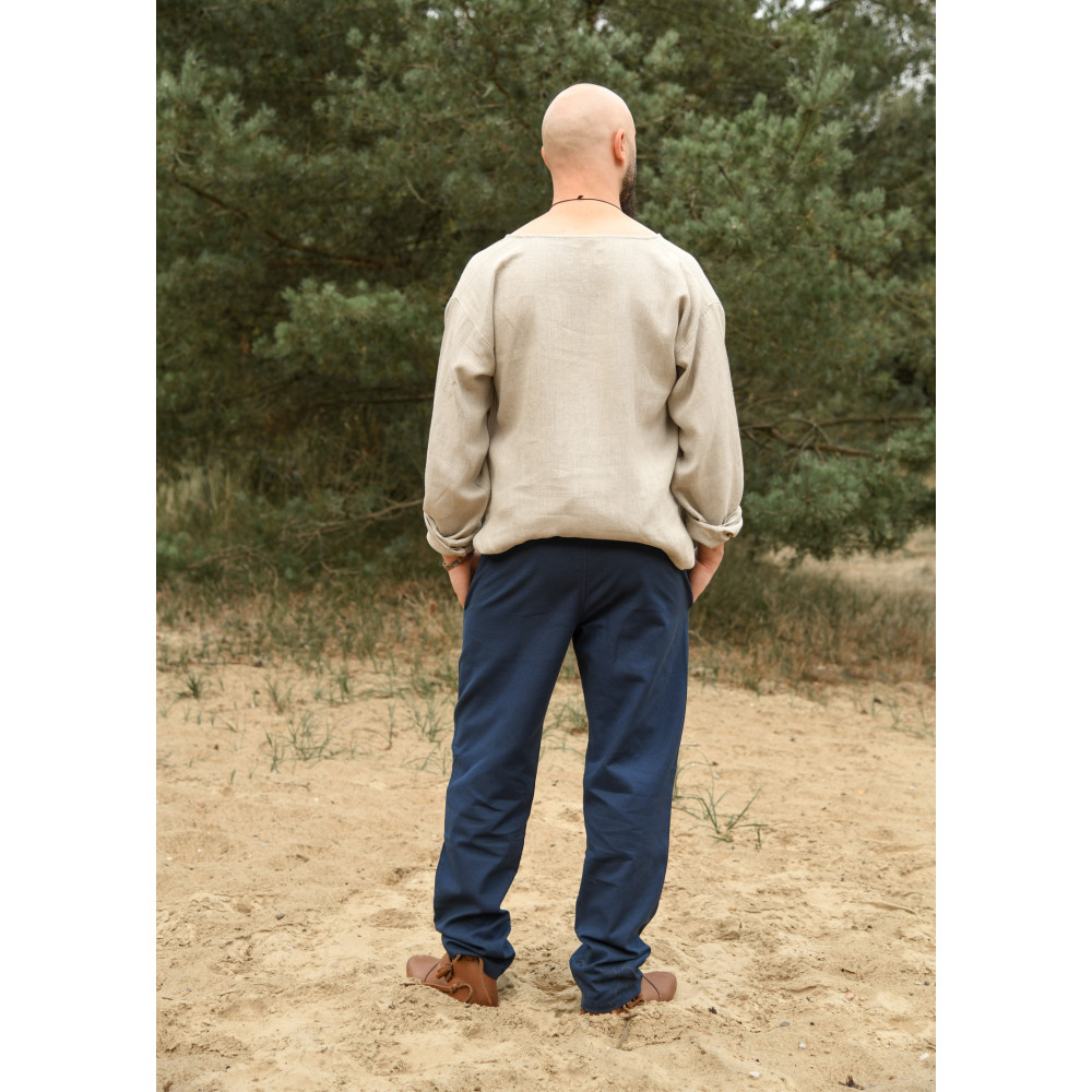 Calças Medievais Básicas Hagen, azul InícioInício