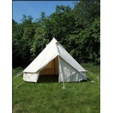 LARP Merglin tent, natural color, 4m Delivery includes all the nece...