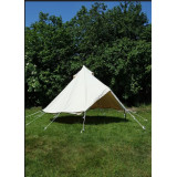 LARP Merglin tent, natural color, 4m Delivery includes all the nece...