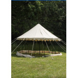 Tienda Redonda Medieval, 5 m de Diámetro, 425 gramos, color natural...