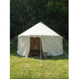 Tienda Redonda Medieval, 5 m de Diámetro, 425 gramos, color natural...