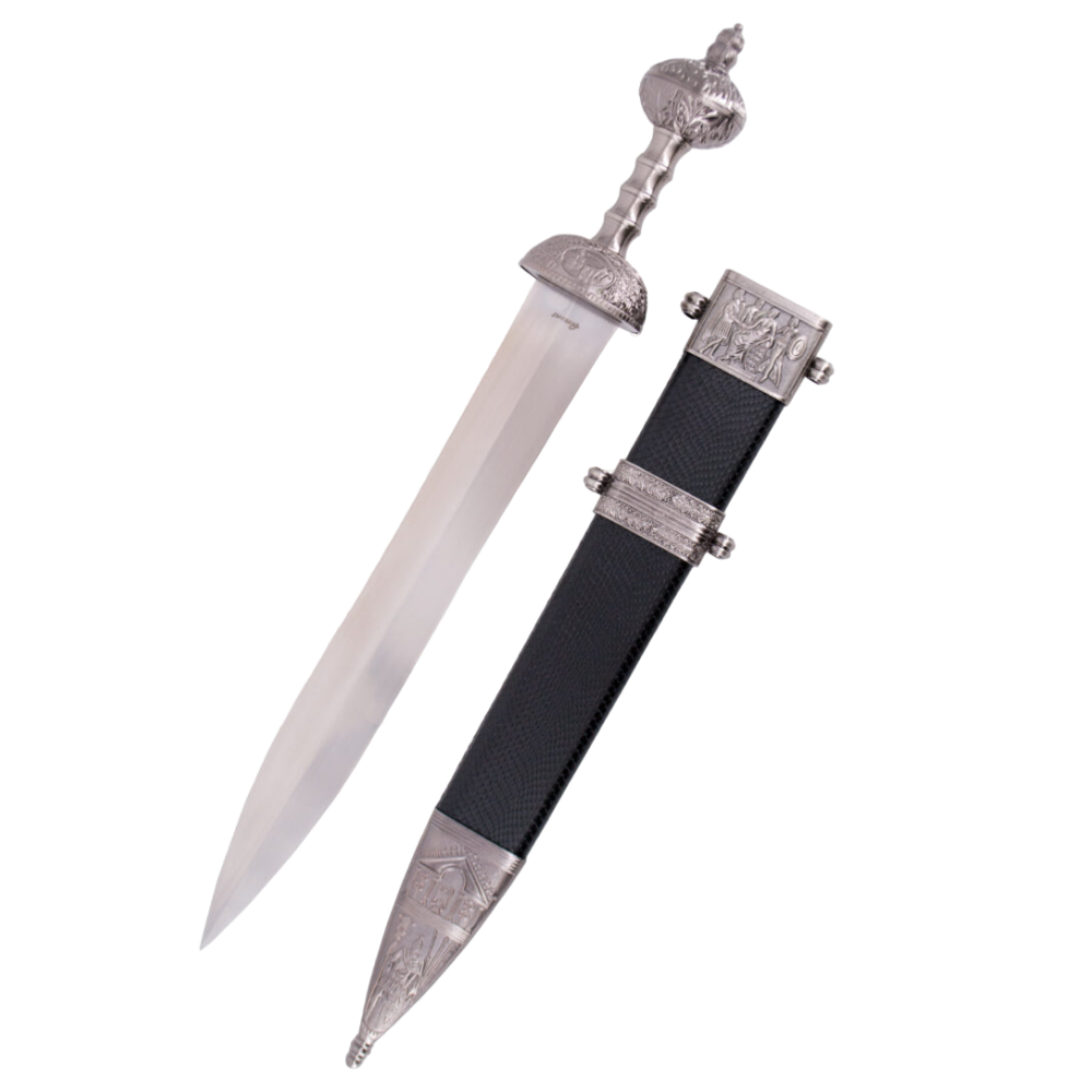 Espada Gladius Romano com bainha negra InícioInício