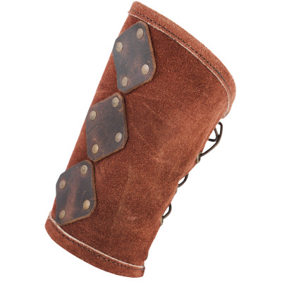 Bracer Vidar en daim, marron Commencement