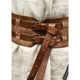 Cinto de couro oleado Sindri, marrom InícioInício