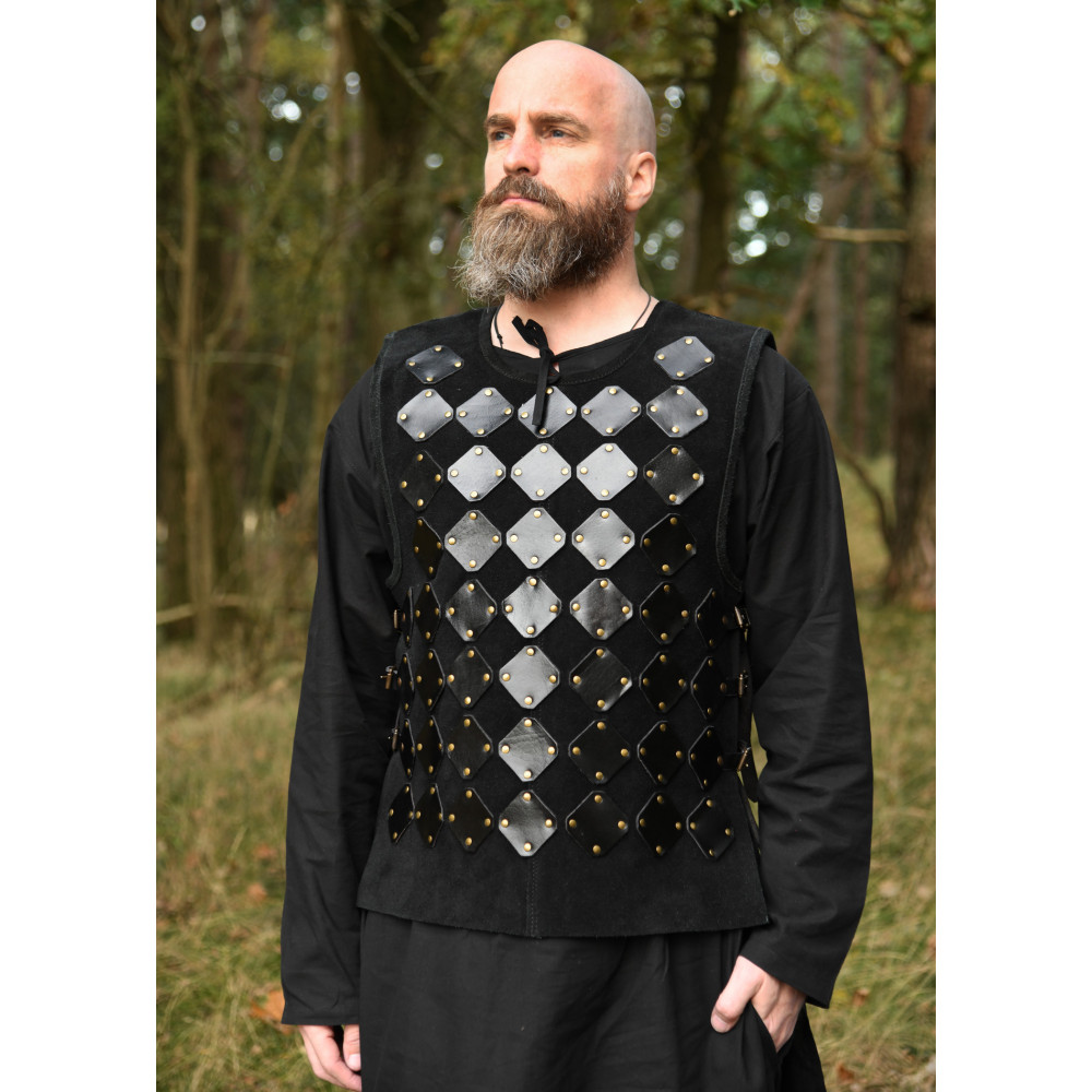 Torso in pelle scamosciata Armour Vares, nero Inizio