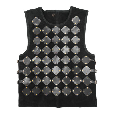 Torso in pelle scamosciata Armour Vares, nero Inizio