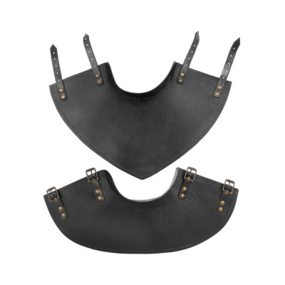 Gola de couro Armour Balor, preto InícioInício