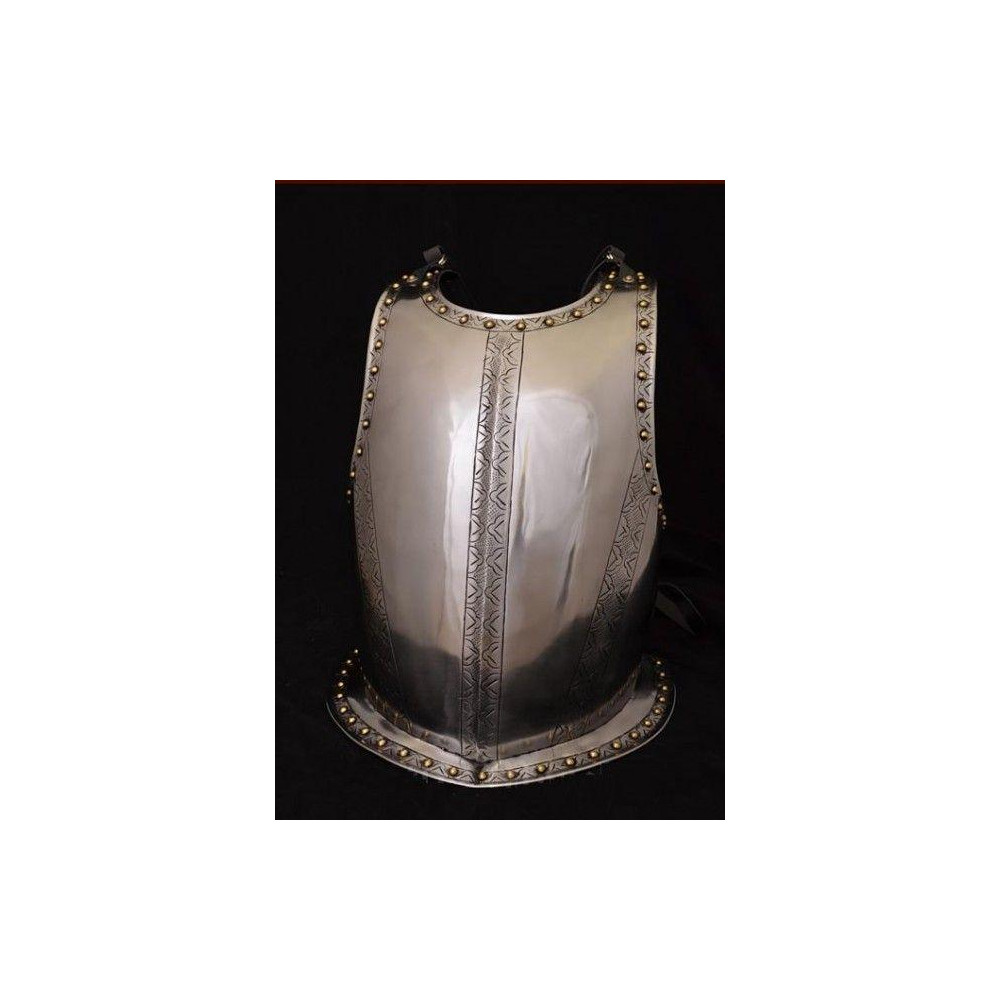Steel breastplate with engraving  - 1