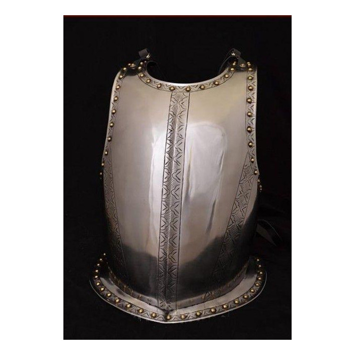 Steel breastplate with engraving  - 1