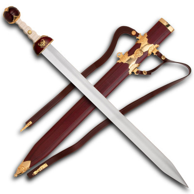 Épée romaine Gladius avec fourreau noir Commencement