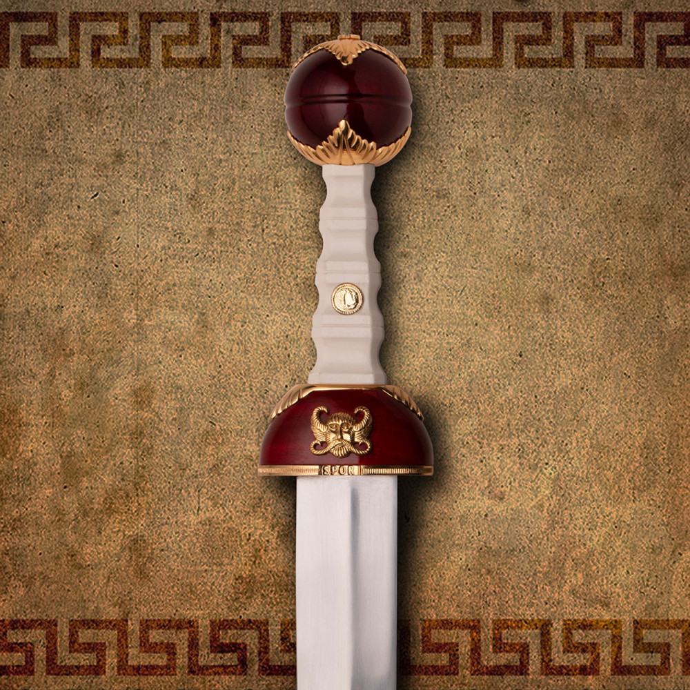 Espada Gladius Romano com bainha negra InícioInício