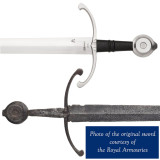 Espada de armadura de finales del siglo XV Inicio