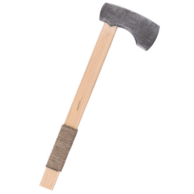 Wooden toy axe for children, with handle wrapped in jute This child...