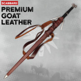 Espada de Plata Witcher forjada a mano con cinturón y vaina - Ltda ...