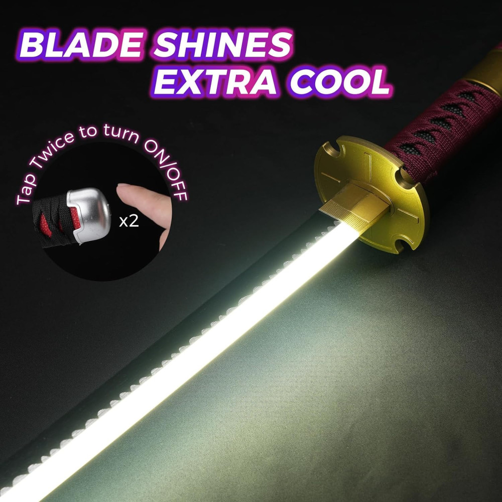 One Piece - Sandai Kitetsu Katana - Versão LED One PieceOne Piece